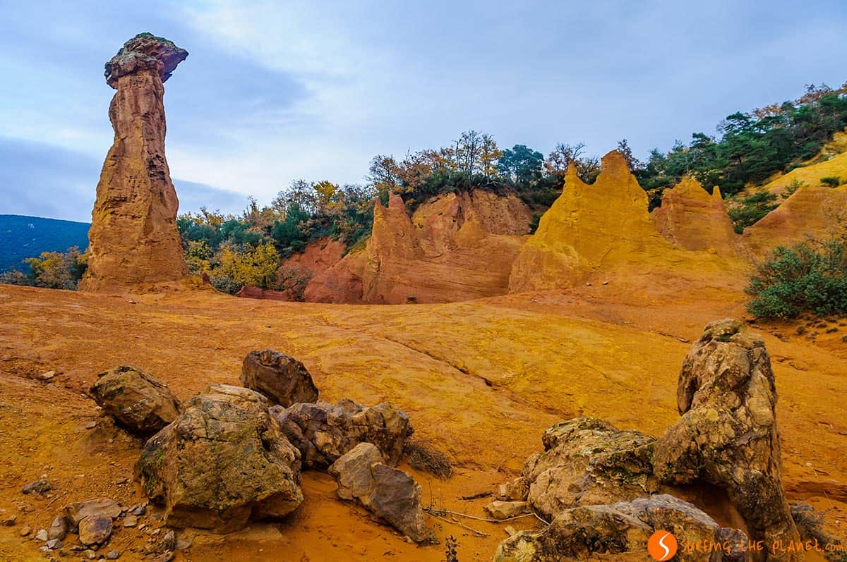 Ochre formation, The Provencal Colorado, France | What to visit in Provence