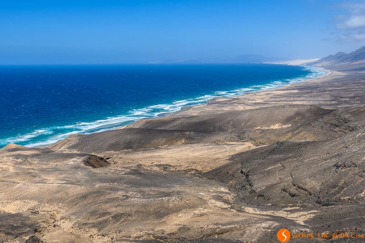 View of Cofete Beach, Fuerteventura